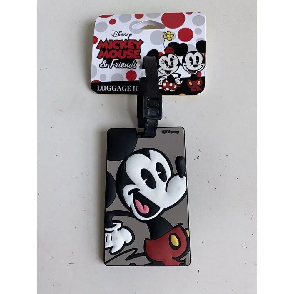 American Tourister‎ Disney Mickey Mouse Luggage ID Bag Tag Embossed NEW